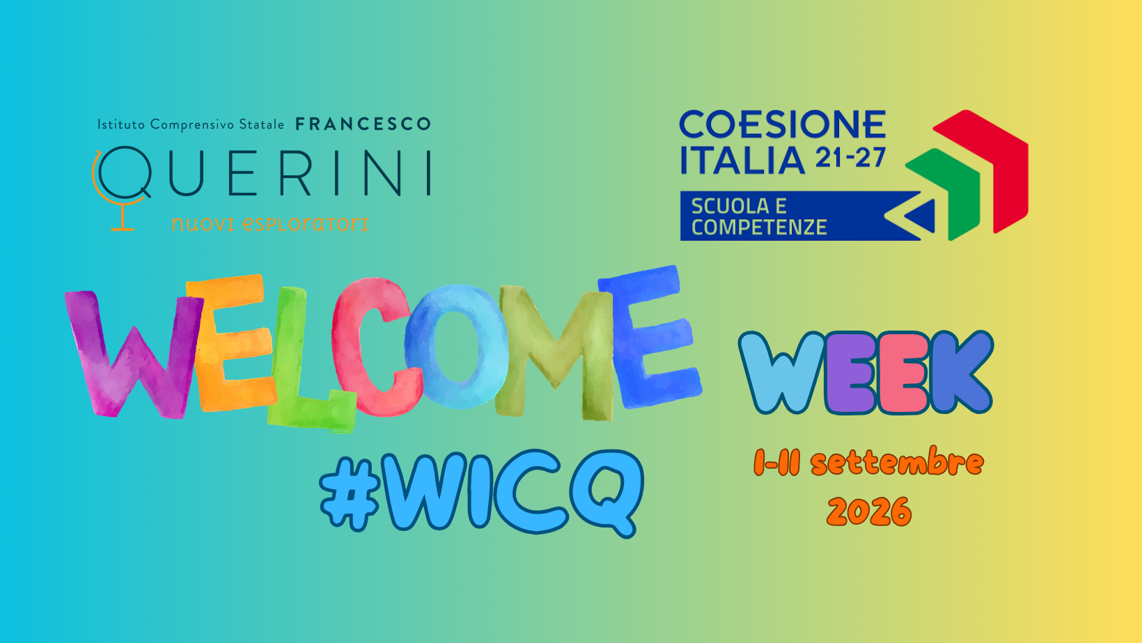 Welcome Week confermata